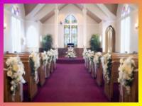 Decoracion de iglesias para casamientos con flores.